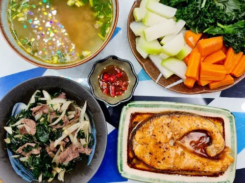 Mỗi ngày chỉ 45-60 phút vào bếp, 8X Hà Nội vẫn có "cơm lành canh ngọt", chồng con khen nức lời