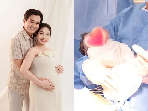 Cao Minh Đạt khoe ảnh bế con đầu lòng ở tuổi 50, chính thức làm bố sau 1 thập kỷ chờ đợi