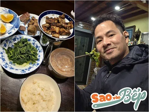 NSND Xuân Bắc khoe bữa cơm nguội và nói "không ăn là mình tồi", còn nghi Bi Béo ăn thừa