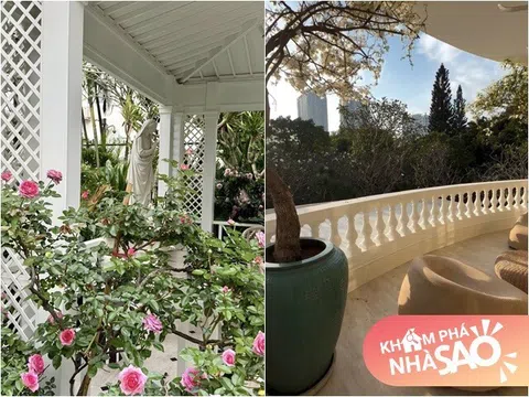 Bên trong biệt thự 2.000m2 của nhân vật đình đám showbiz Việt: Bể bơi và sân vườn thênh thang như resort, nội thất "hoàng gia"