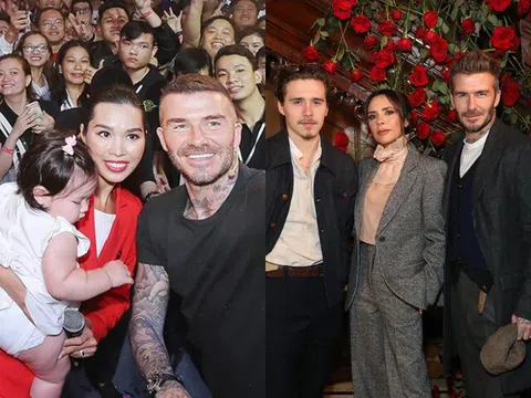 Siêu mẫu Hà Anh công khai ủng hộ vợ chồng David Beckham, khoe hình ảnh ái nữ lai Tây chụp cùng cựu danh thủ