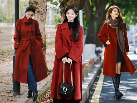 Trót mua áo khoác đỏ diện Tết, đây là 8 cách phối đồ giúp bạn khỏi lo "sến", càng mặc càng sang