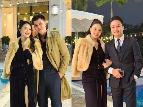 Hồng Diễm đụng độ "người yêu cũ" và "chồng" tại đám cưới đồng nghiệp, kể chuyện cưa gót giày đứng với Hồng Đăng