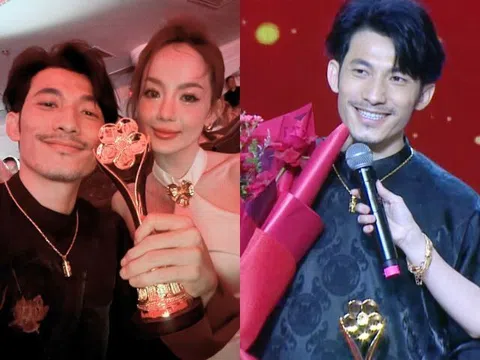 Mai Vàng 2025: Liên Bỉnh Phát lần đầu tiên công khai cảm ơn bạn gái lâu năm trên sân khấu