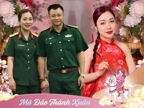 Nữ Thiếu tá đứng sau thành công của Giám đốc Nhà hát chèo Tự Long: "Ngày Tết, anh Long nấu món vợ thích, giành chơi với con”