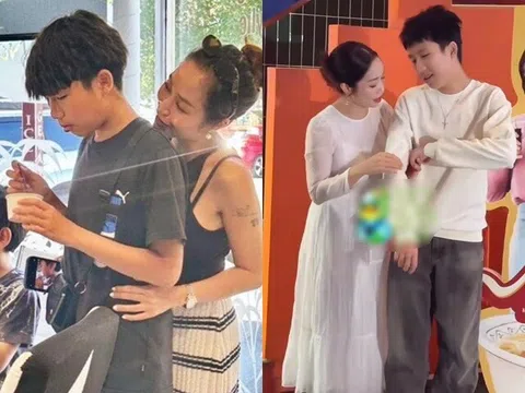 Con trai 15 tuổi của Ốc Thanh Vân ngượng ngùng từ chối khi mẹ muốn khoác tay chụp hình chốn đông người,