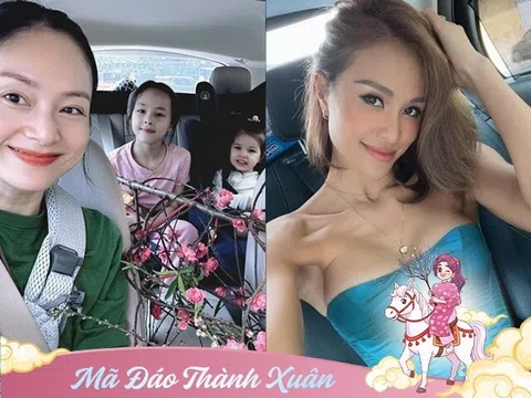 3 hot mom Việt đón cái Tết đầu làm mẹ đơn thân: Lan Phương bận rộn một nách hai con