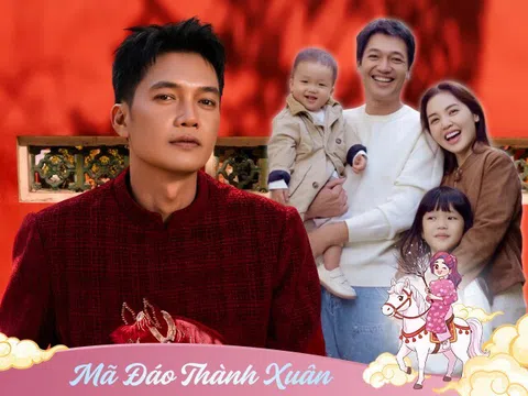 Quang Tuấn: "Chỉ cần 2 con không quậy là cả nhà thấy Tết nhẹ một nửa"