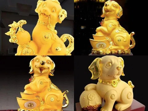 Trắc nghiệm tâm lý: Bạn sẽ đặt tượng chú chó vàng nào trong phòng khách?