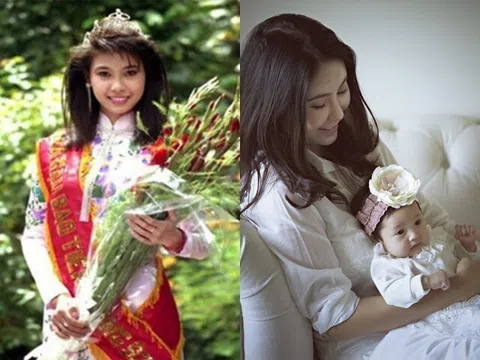 Tuổi thơ nhà nuôi lợn, Hoa hậu trẻ nhất Việt Nam giờ làm mẹ 4 con trong biệt thự 400 tỷ, nuôi con như quý tộc