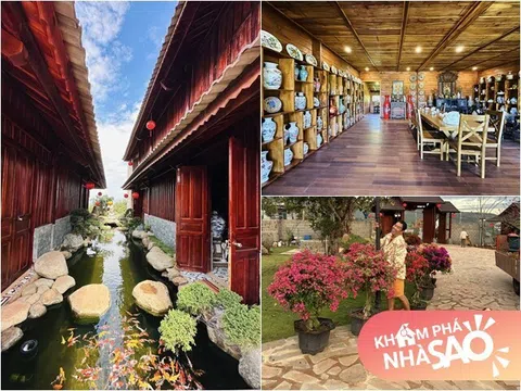 Kho tàng quý bên trong biệt phủ 10.000m² của một nghệ sĩ Việt được nhiều người tới check-in gần đây