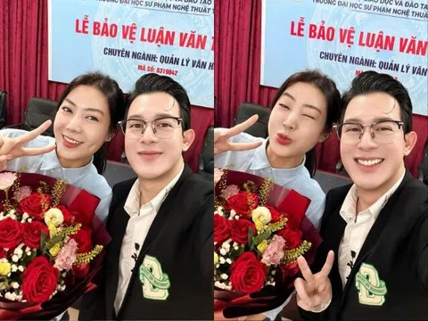 Cặp "mẹ con màn ảnh" VTV cùng "lên chức" Thạc sĩ: Người có bố mẹ đều là giảng viên, người từng là VĐV đỗ 2 trường