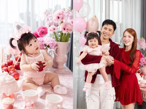 Puka và Gin Tuấn Kiệt chính thức công khai mặt con gái sau 1 năm giấu kín, ái nữ bụ bẫm hệt "bản sao" của bố