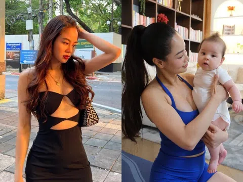 Cô giáo nổi tiếng TP.HCM khoe cảnh mặc bikini chăm con hút ánh nhìn, vừa sinh 6 tháng mà sắc vóc đẹp bỏng mắt