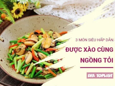 Đổi vị cực đã với 3 món xào ngồng tỏi thơm ngon, ăn là nghiện