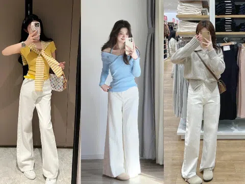 4 cách mix quần trắng mùa Xuân giúp chị em trẻ lại cả chục tuổi, sành điệu hơn diện quần jeans gấp 10 lần