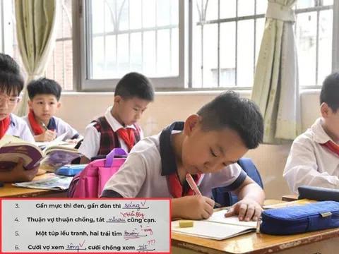 Cô giáo giao bài tập điền câu thành ngữ: "Một túp lều tranh, hai trái tim...", đáp án gọn 1 từ của học sinh hiếm ai nghĩ ra