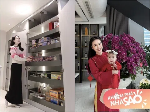 Nữ MC VTV xinh như hoa sống cùng chồng Tiến sĩ trong cơ ngơi 9 tầng, nhìn căn bếp gọn từng centimet mà mê