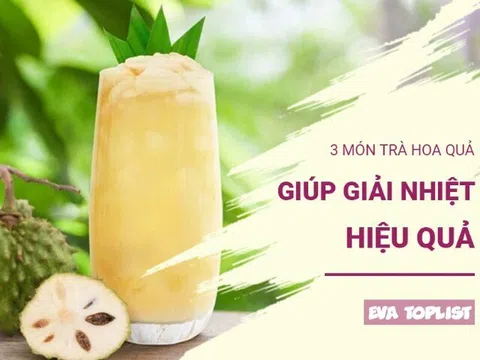 3 công thức trà hoa quả giúp “hạ nhiệt” cơ thể nhanh chóng