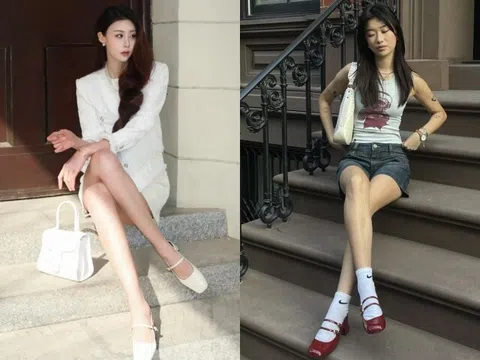 Quên cao gót mũi nhọn đi, kitten heels mũi vuông đang được mê mẩn: "Ăn gian" chiều cao khéo, di chuyển cả ngày vẫn nhẹ tênh