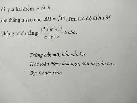 Giáo viên toán bắt trend "trứng rán bắp bơ", học sinh "đứng hình" vì lời nhắn dễ thương