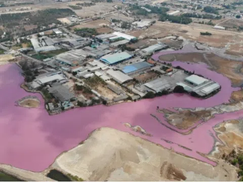 Đầm nước đổi màu tím ngắt ở Bà Rịa - Vũng Tàu: Nghê Huỳnh của ai, làm ăn thế nào?