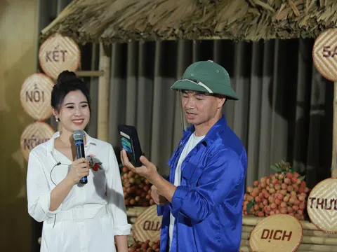 Nghệ sĩ Xuân Bắc đội mũ cối, đi dép lào livestream bán nông sản, chốt đơn 'khủng' vải thiều Lục Ngạn