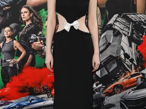 Con gái Paul Walker diện váy cut-out dự công chiếu 'Fast & Furious 9'