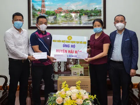 Những nghĩa cử cao đẹp của CLB báo chí Nam Định tại Hà Nội dành cho quê hương