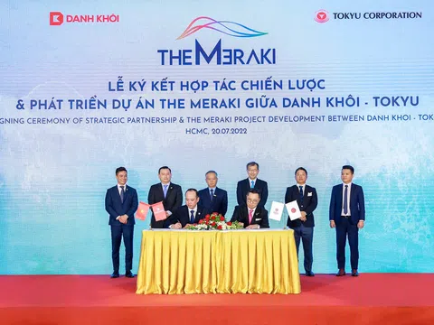 Danh Khôi Ký kết hợp tác chiến lược với Tập đoànTokyu Corporation phát triển dự án The Meraki Vũng Tàu