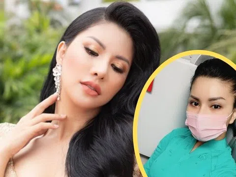 Hoa hậu Loan Vương nhập viện vì làm việc quá sức?
