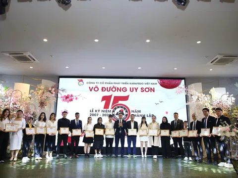 Lễ kỷ niệm 15 năm ngày thành lập võ đường Uy Sơn