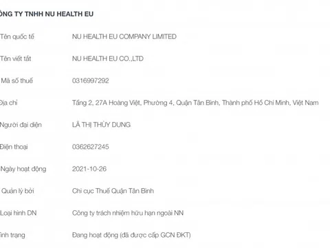NU HEALTH EU bị phạt tới 70 triệu vì công bố tiêu chuẩn thiết bị y tế không hợp pháp