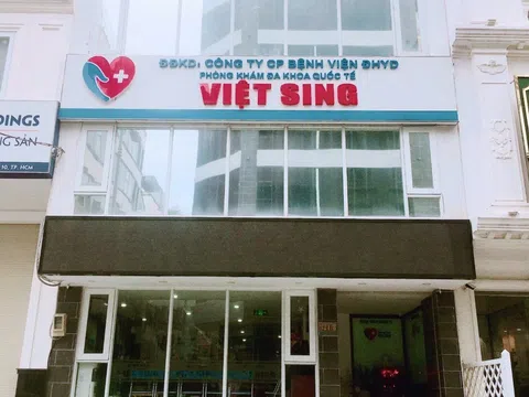 Xử phạt và đình chỉ hoạt động phòng khám đa khoa ĐHYD Việt - Sing
