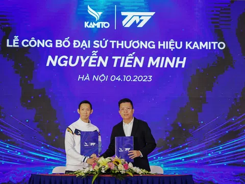 Tuyển thủ cầu lông Nguyễn Tiến Minh trở thành đại sứ thương hiệu Kamito