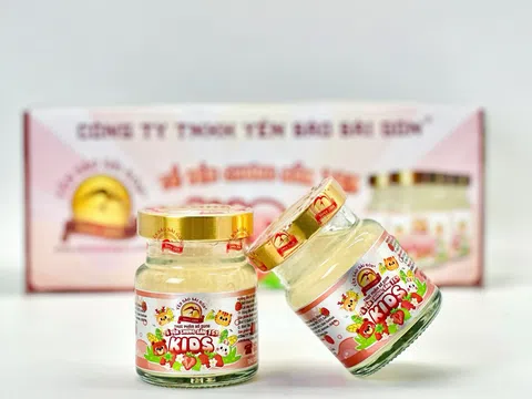Yến Sào Sài Gòn ra mắt sản phẩm “Tổ Yến Kids vị Dâu‘’ - Dinh dưỡng vàng cho bé yêu của bạn