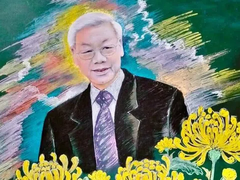 Khắc hoạ chân dung Tổng Bí thư Nguyễn Phú Trọng: Mượn phấn thay lời đưa tiễn bác