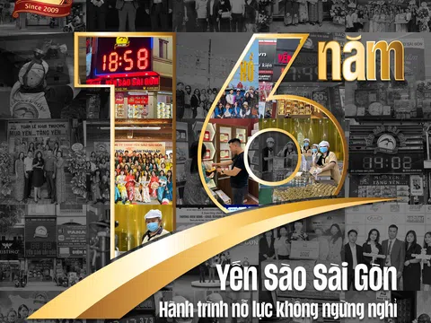 Hành trình đầy nỗ lực của Yến Sào Sài Gòn: 16 năm mang đến những tổ yến chất lượng đỉnh cao