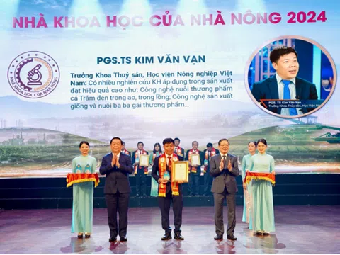 Học viện Nông nghiệp Việt Nam có một nhà giáo được vinh danh "Nhà khoa học của nhà nông"