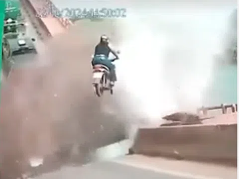 Kinh hoàng khoảnh khắc cầu sập ở Brazil: Xe tải, ô tô và xe máy bị hất tung xuống sông