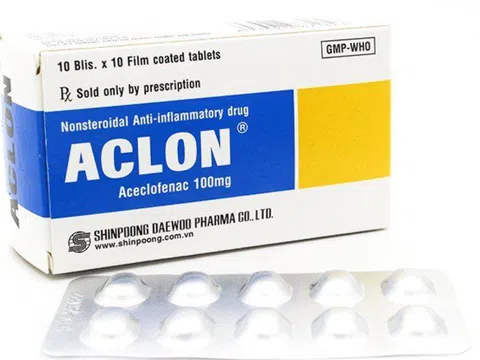Bộ Y tế thu hồi khẩn cấp lô thuốc Aclon 100mg trên toàn quốc