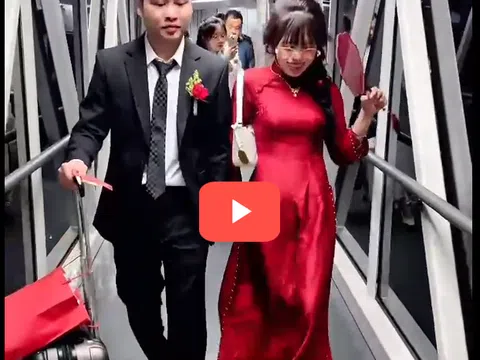 Mạng xã hội ‘bùng nổ’ với màn rước dâu độc nhất Việt Nam, dân mạng ‘tan chảy’ vì quá lãng mạn