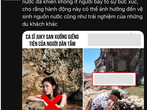 Juky San gây tranh cãi vì mặc bikini tắm tại Giếng Tiên: Sở Văn hoá, Thể thao và Du lịch Gia Lai lên tiếng