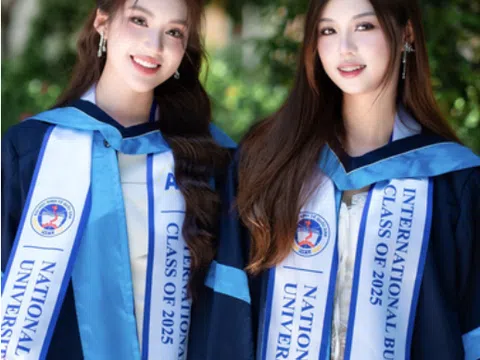 Nhan sắc một 9, một 10 của chị gái sinh đôi hoa hậu Miss World Vietnam 2025 Phan Phương Oanh