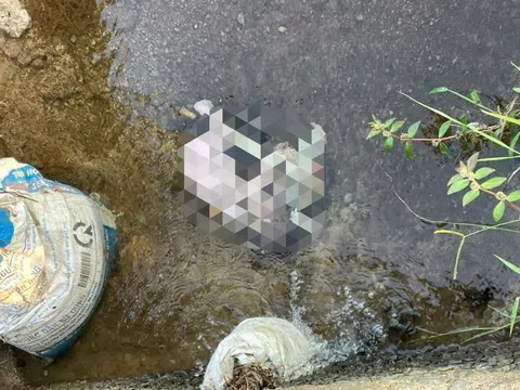 Hiện trường xót xa nơi phát hiện thi thể trẻ sơ sinh tại mương nước ở TP.HCM