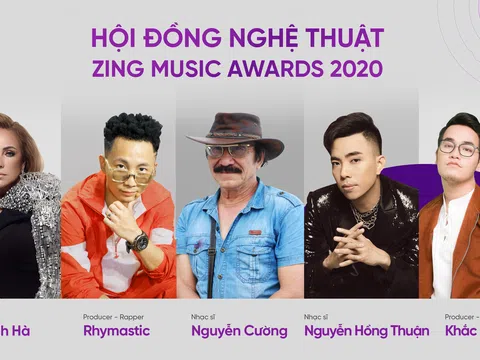Rhymastic, Khắc Hưng tham gia Hội đồng nghệ thuật Zing Music Awards 2020