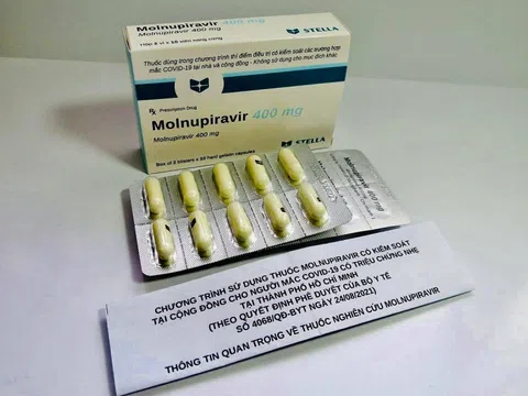 Bộ Y tế đưa thuốc kháng virus Molnupiravir đưa vào điều trị F0 tại nhà từ ngày 27/8
