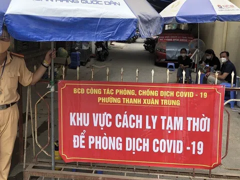 Sáng 1/9, Hà Nội thêm 30 ca dương tính với SARS-CoV-2, khu vực Thanh Xuân Trung vẫn phức tạp