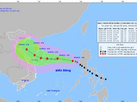 Cơn bão số 5- bão Conson đang quần thảo biển Đông mạnh cỡ nào?