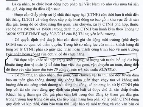 Ai hưởng lợi từ phiên đấu giá ở tổng công ty Đường sắt Việt Nam - Bài 2: Dấu hiệu “bài gài” và trái luật?